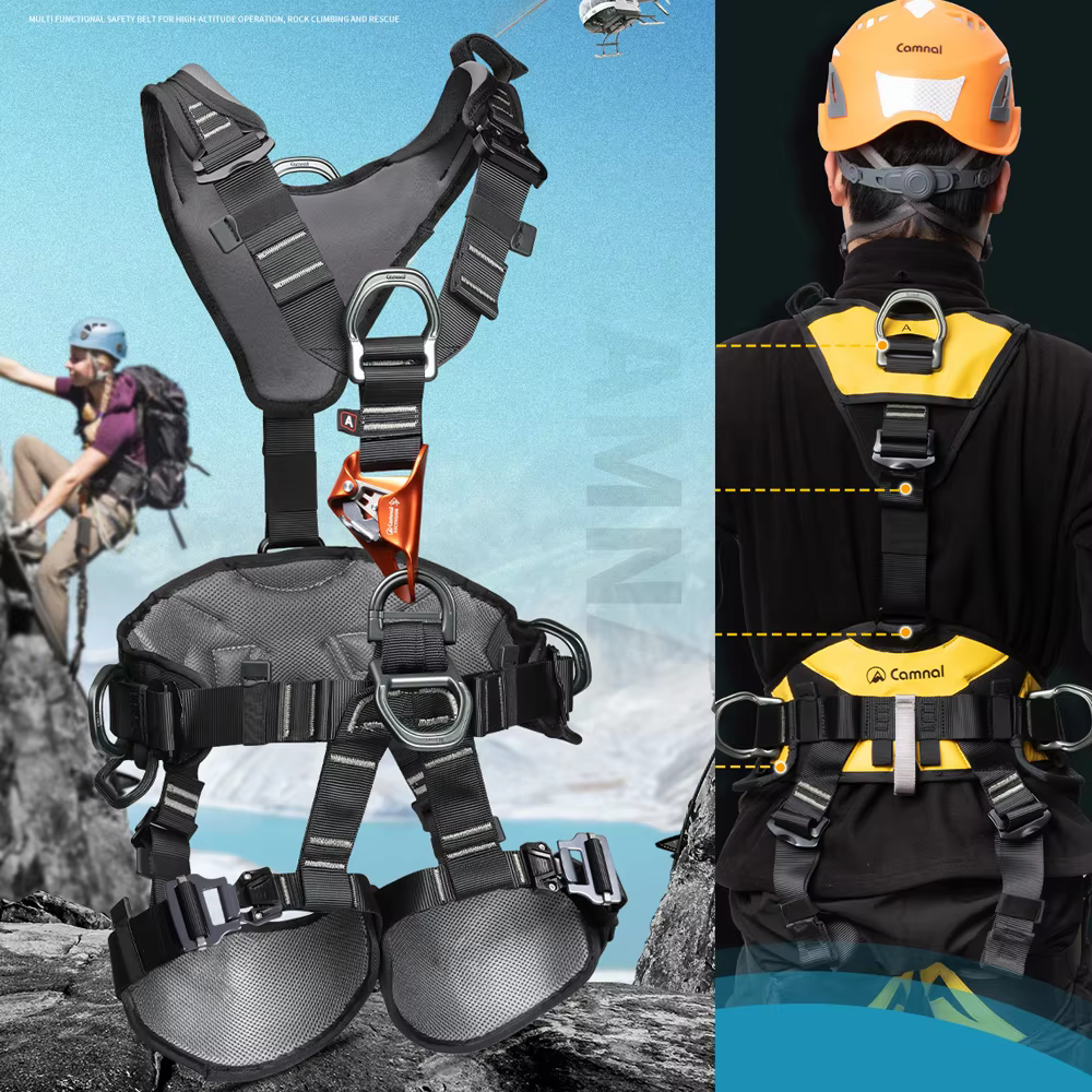 High-Altitude Operation Mountain Climbing And Rescue Full Body Five Point Safety Belt,Professional Protection,P603