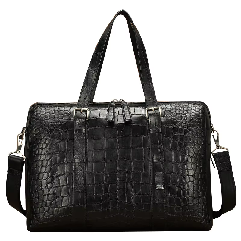 luka 2026 new Crocodile Travel Bag for Men male Handbag Single Shoulder  Cross Bag Business men bag