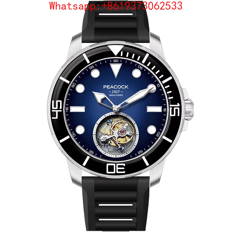 Customized New Exploration Series Sea Wing Diving Watch Tourbillon Mechanical Watch Men's