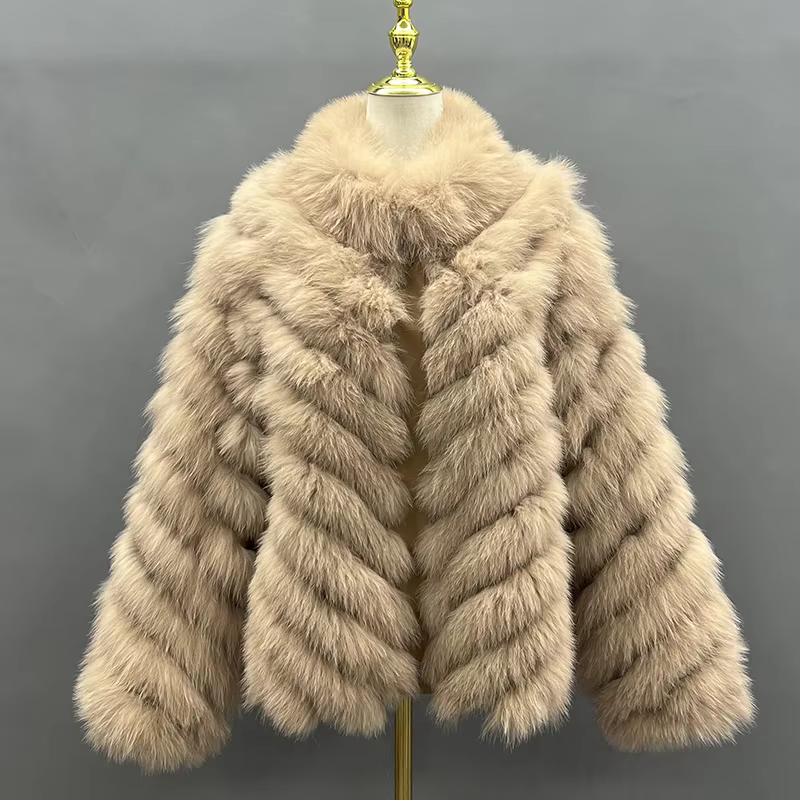 MISSJANEFUR Fur Coats Women Reversible New Fashion Real Fox Fur Two-Way Luxury Soft Wholesale Warm Winter Jackets