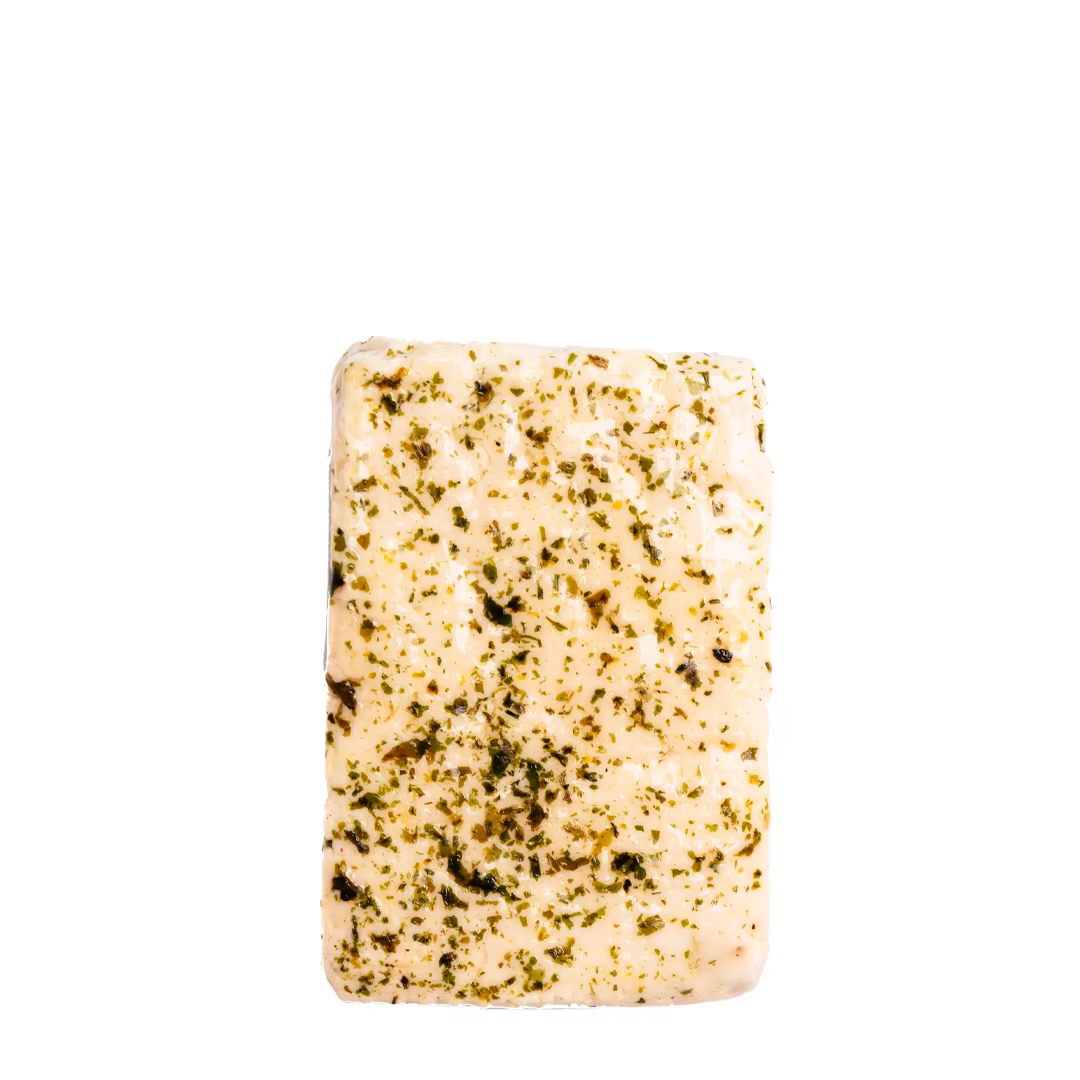 Frühstücks-Bergkäse mit Bärenknoblauch 220g-Bukovina Shelter