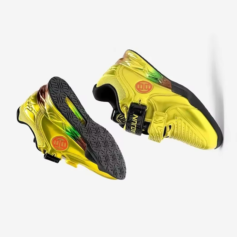 Classic Brand Weight Lifting Sneakers for Man Woman Squatting Shoe Couples Training Shoe Hook & Loop Gym Shoes for Men