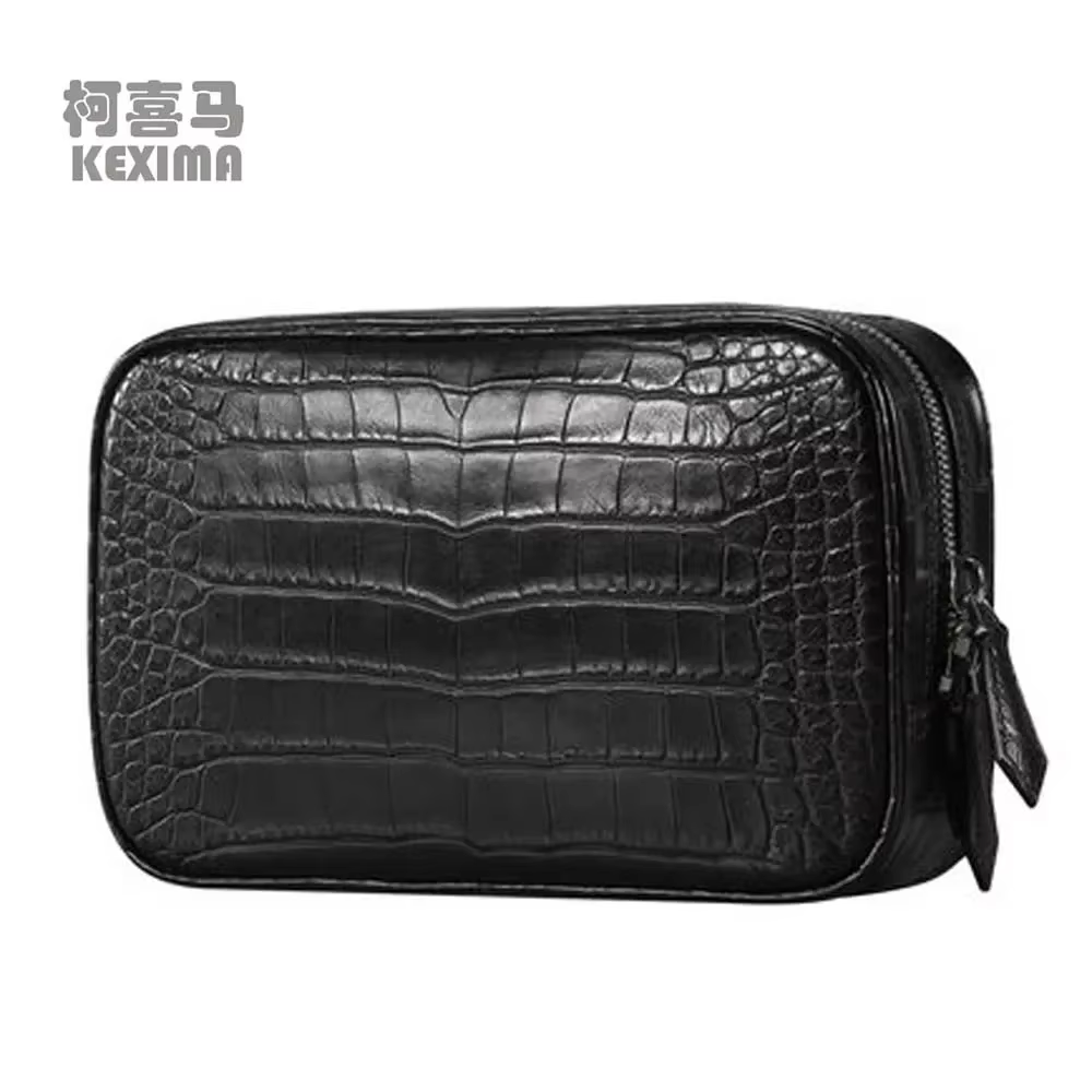 cestbeau new  men clutch bag  male crocodile bag large capacity  portable  On a business trip men bag