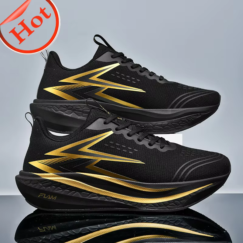 Running Shoes Speciality Marathon Men Sports Breathable Lightweight Carbon Board Women's Comfortable Athletic Nonskid Sneakers