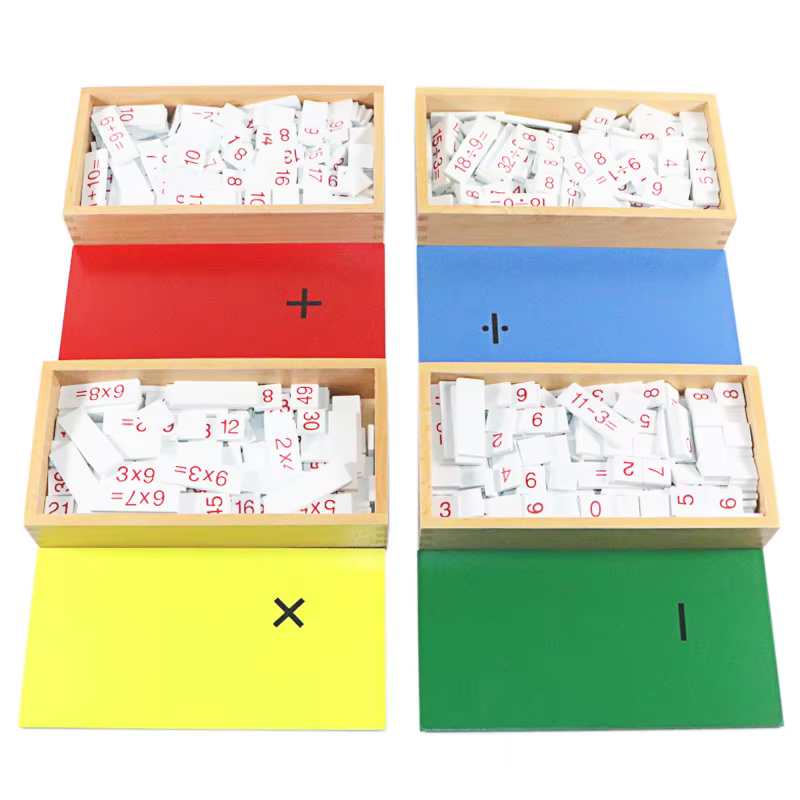 Baby Toy Montessori Math Arithmetic Board Wood Toys for Kids Montessori Educational Equipment for Tables of Arithmetic Exercises