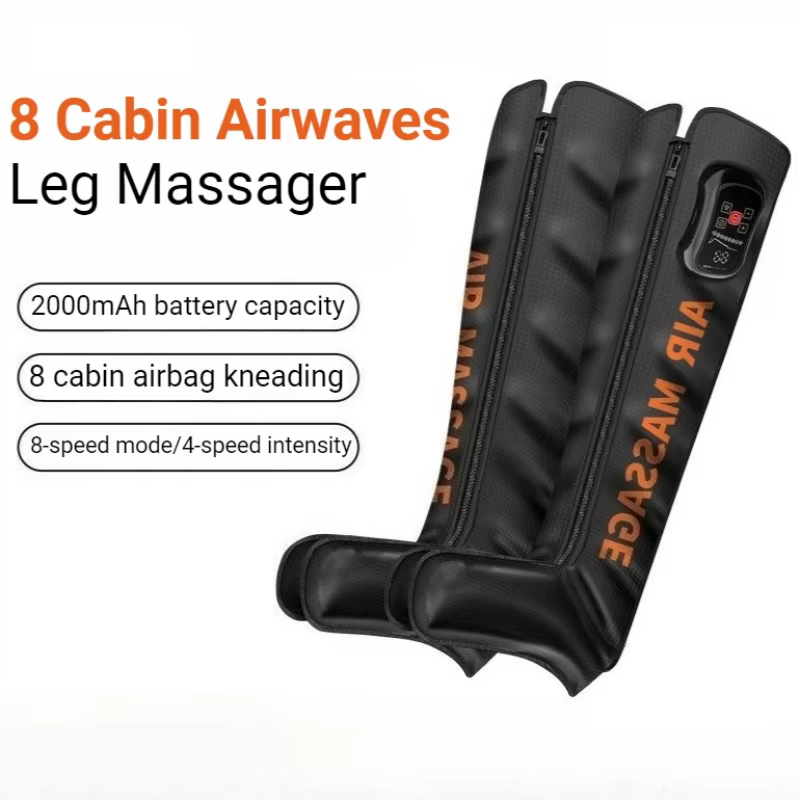 Pneumatic Kneading Leg Massager Wireless Portable Full Coverage Electric Leg Massage Apparatus Professional Massage Device