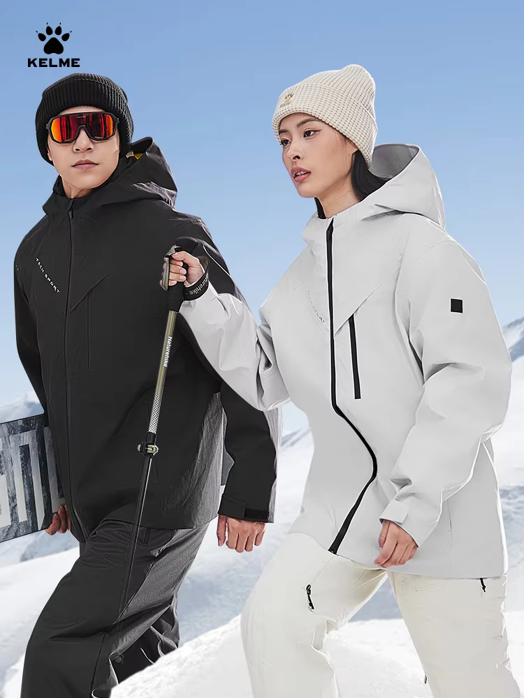 Kelme 3-in-1 Assault Suit Men's Waterproof Mountaineering Suit Outdoor Camping Windproof And Warm Hiking Jacket