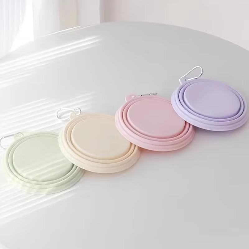 350ml Pet Foldable Bowl Portable Silicone Bowl For Dogs Cats Outdoor Feeding Pet Supplies