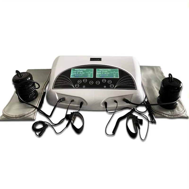 Dual Ionic Foot Bath Detox Machine Professional Ionic Ion Detox System Foot Bath Spa Cleanse Detoxification Machine
