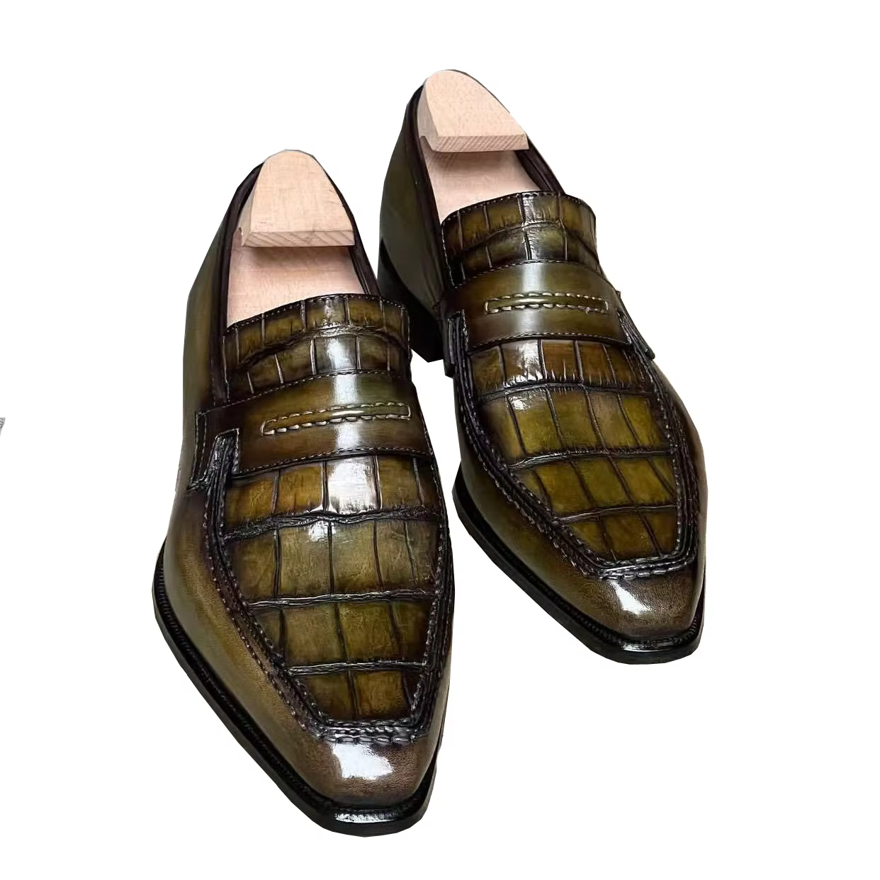 kexima new men dress sheos male crocodile shoes male loafers male shoes weding business shoes
