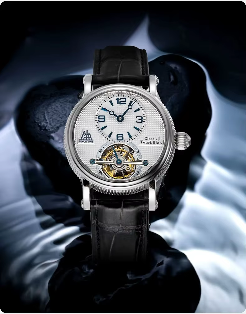 Fashion manual winding tourbillon small dial diameter 36.8mm business high-end wristwatch