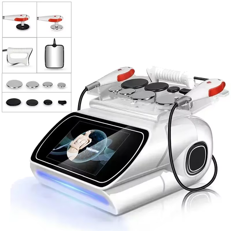 Portable 448KHZ RF Tecar Therapy RET CET Diathermy Body Sliming Machine Pain Relief Skin Tightening INDIBA Deep Care Device