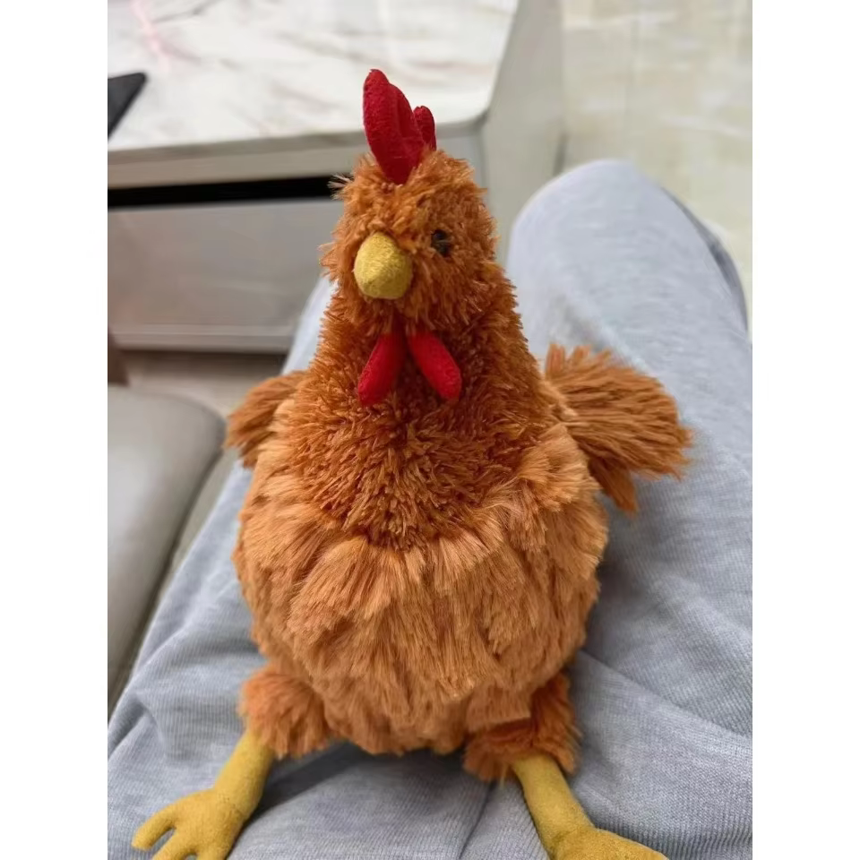 New Simulation Hen Plush Rooster Doll Toy CeileChckn Creative Plush Children's Gift