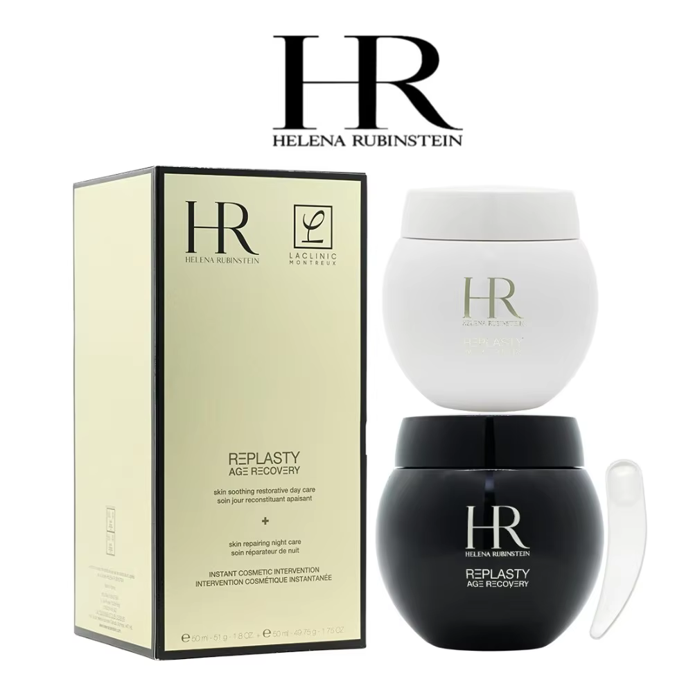 Helena Rubinstein Power Duo Set: Age Recovery Night Cream 50ml + Day Cream 50ml, Original Skin Care for Women/Men, Luxury Care