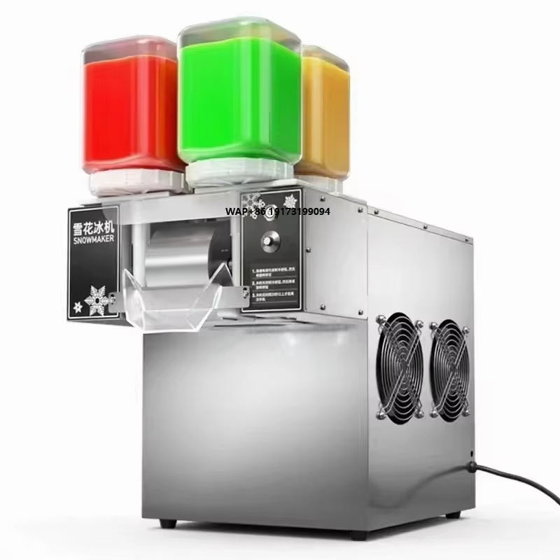 Catering Establishments Four-Color Snowflake Ice Bingsu Machine Raw Material Milk