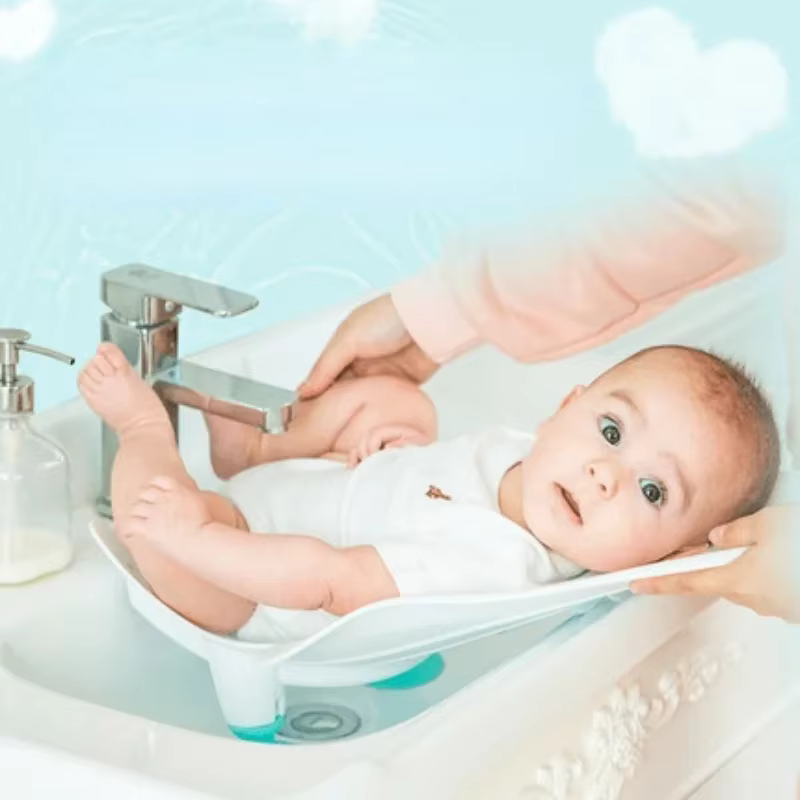 Baby Bath Ass Washing Basin For Baby Newborn Washing PP Tub Portable Infant Can Sit And Lie Down Bath Accessories