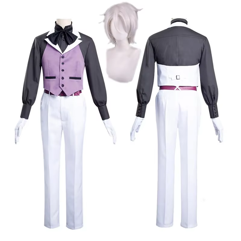 Costume de Cosplay Anime l'étude cas de Vanitas Noe archiviste, tenue de carnaval d'halloween