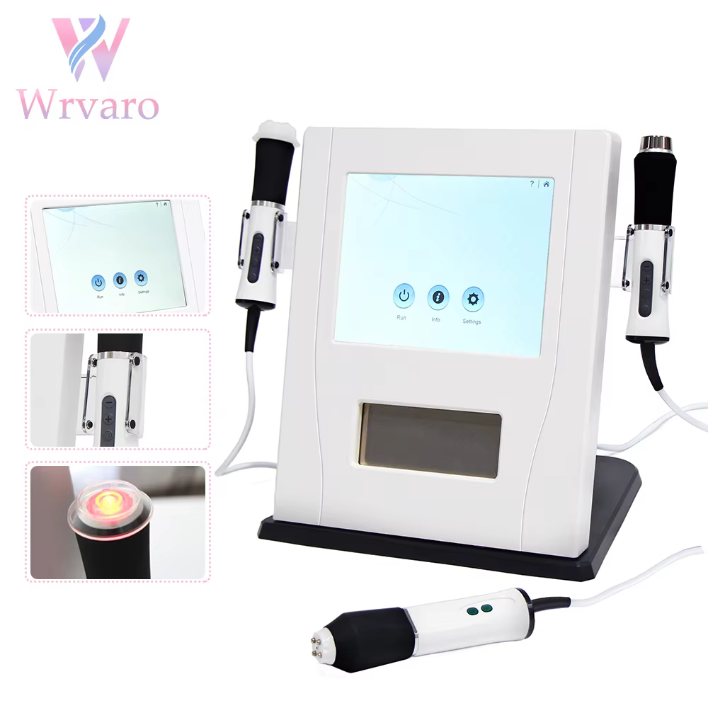 เครื่องพ่นออกซิเจน 3 in 1 สำหรับผิวหน้า พร้อมอัลตราซาวด์ RF และ CO2 บับเบิ้ล ช่วยกระชับผิวหน้า สำหรับอุปกรณ์ดูแลผิวหน้าทางการแพทย์และอุปกรณ์เสริมความงาม