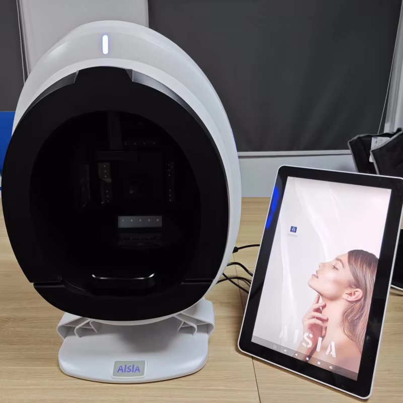 AISIA 3D AI Facial Skin Analyzer Detection Machine Skin Problem Diagnosis 8 Spectrum Professional Face Analysis Beauty Equipment