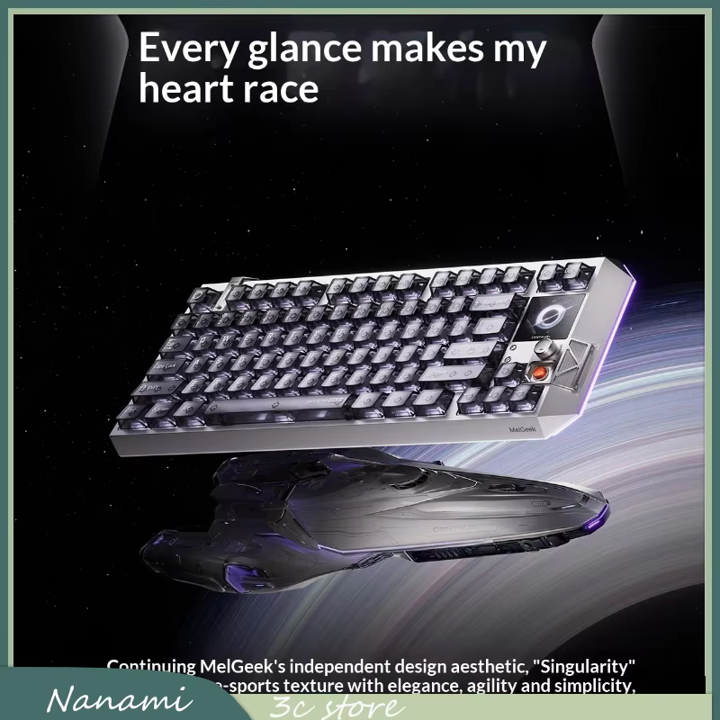 MelGeek Centauri 60/80 Magnetic Electronic Sports Gaming Keyboard Hall 60Hz High Refresh Rate Knob And Button Combination