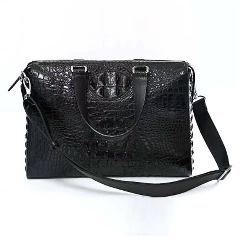 ourui new  crocodile  male business Men's handbags new men bag