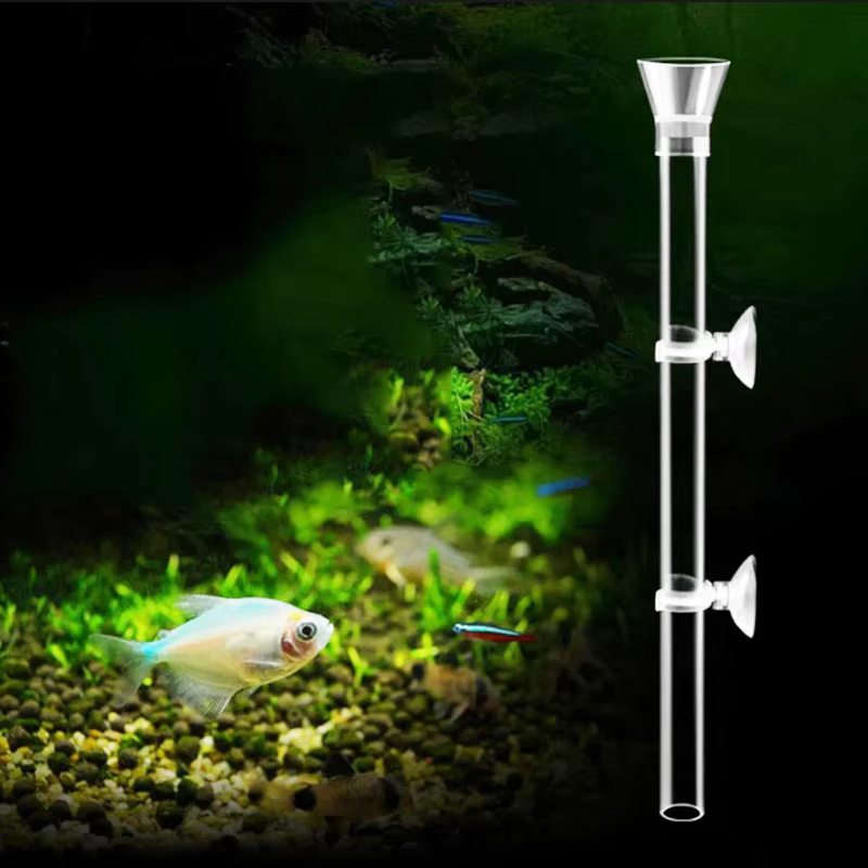 Acrylic Aquarium Feeder Tube Dish Transparent Fish Tank Shrimp Snail Shrimp Food Feeder Bowl Aquarium Feeding Accessories