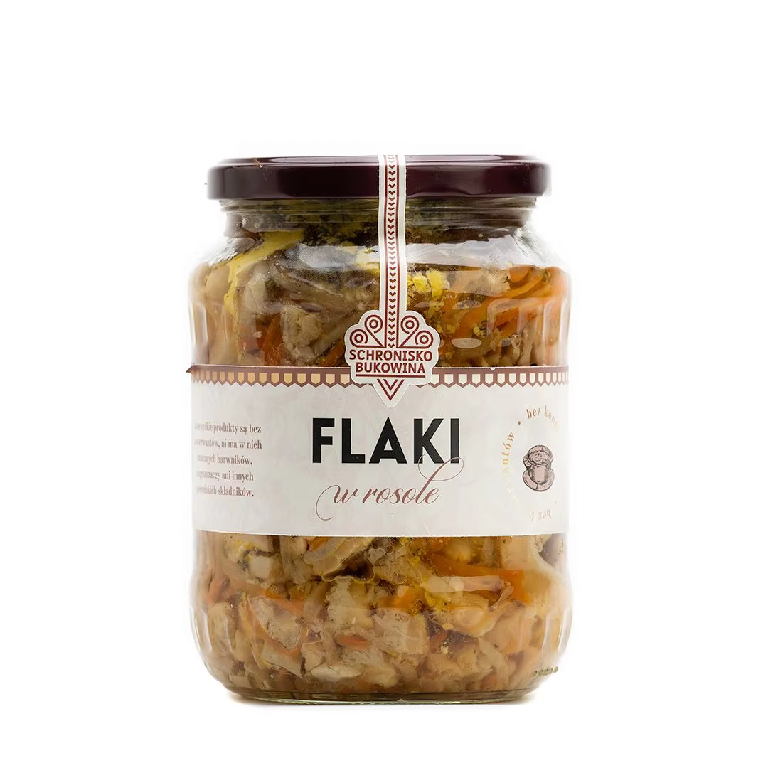 Suppe Flaki in Brühe 700ml-Shelter Bukovina