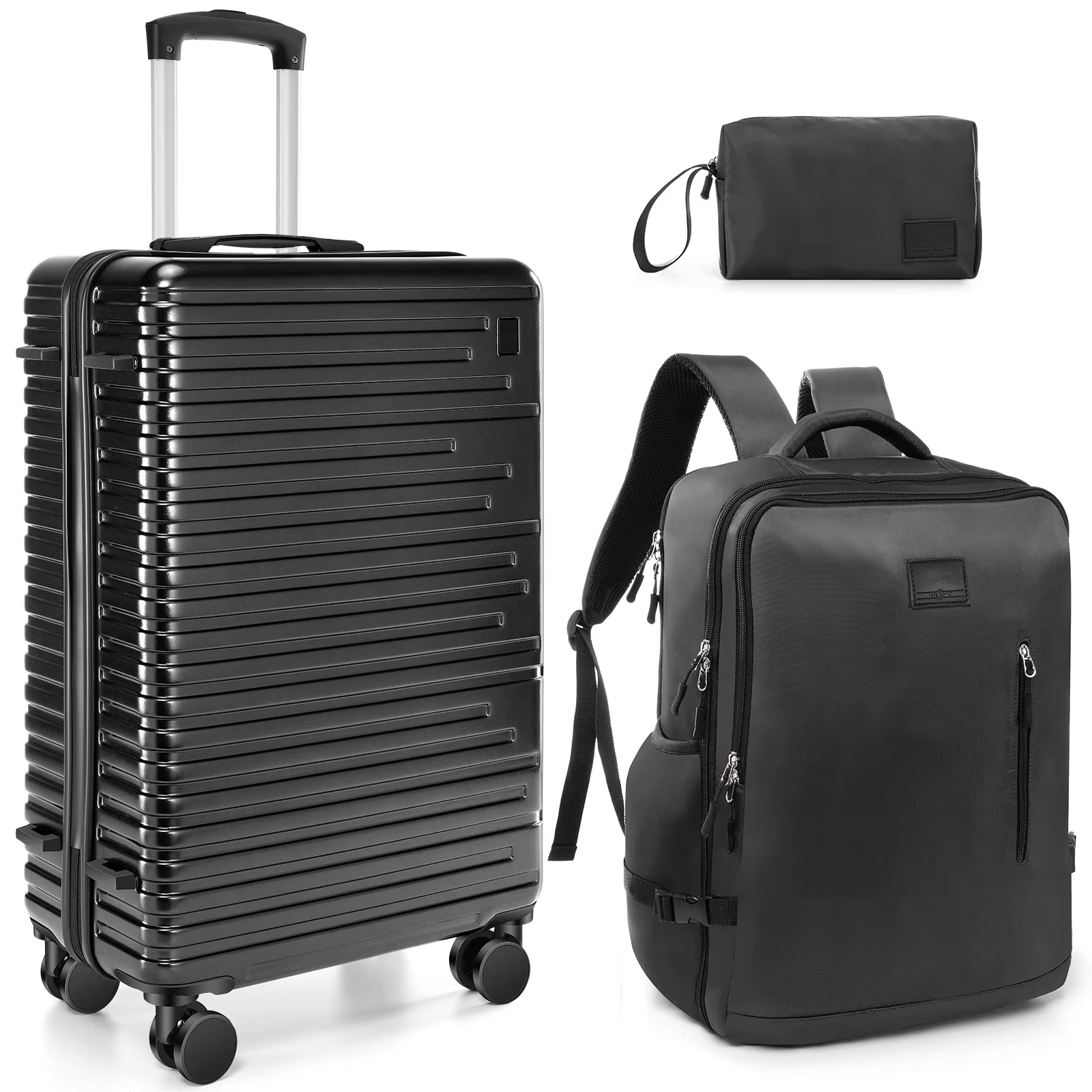 3/5pcs Luggage Set Carry On Suitcase With Spinner Wheel TSA Lock 20/24/28'' Luggage Include Backpack Toiletry For Business Trip
