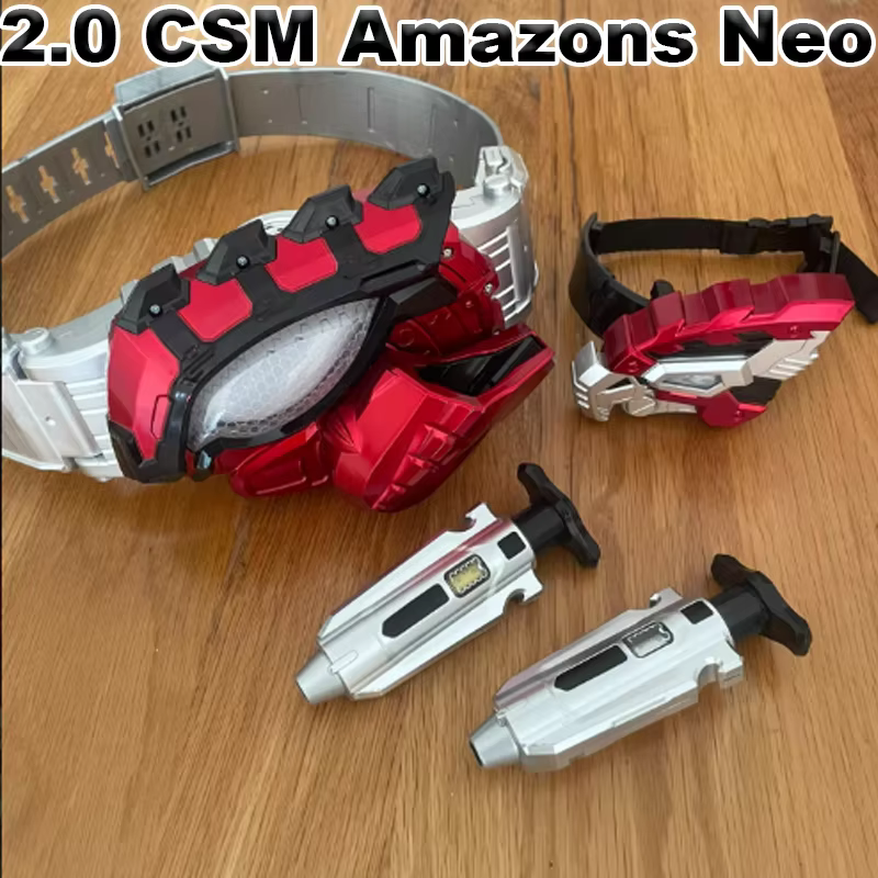 2026 New Kamen Rider 2.0 CSM Amazons Neo Driver Belt Omega Transformation Belt with Sound/LED Anime Role Play Toy Gift for Kids