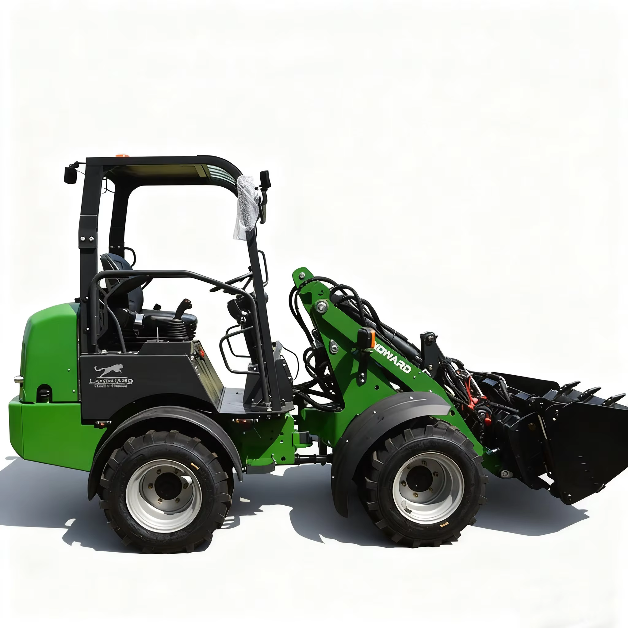 Euro 5 Customized Kubota Loader W1160 Compact Loader Factory Direct Sale Mini Loader Brand New Agricultural Wheel Loader 2 Tons