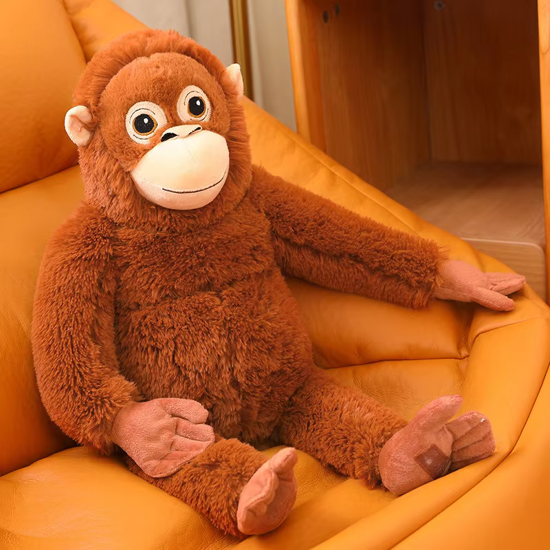 66CM Cartoon Gorilla Plüsch Spielzeug Schimpansen Affe Weiche Angefüllte Puppe Rucksack Auto Tasche Zimmer Dekor Kinder Spielzeug Weihnachten geschenk
