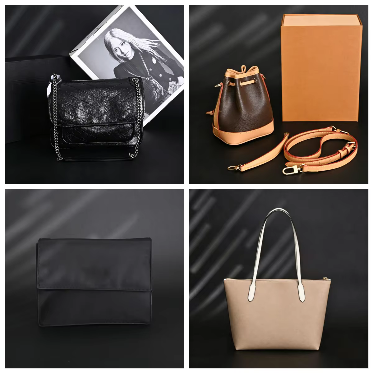 Fashion Women PU Leather Crossbody Bag Minimalist Solid Color Shoulder Handbag Daily Casual Travel