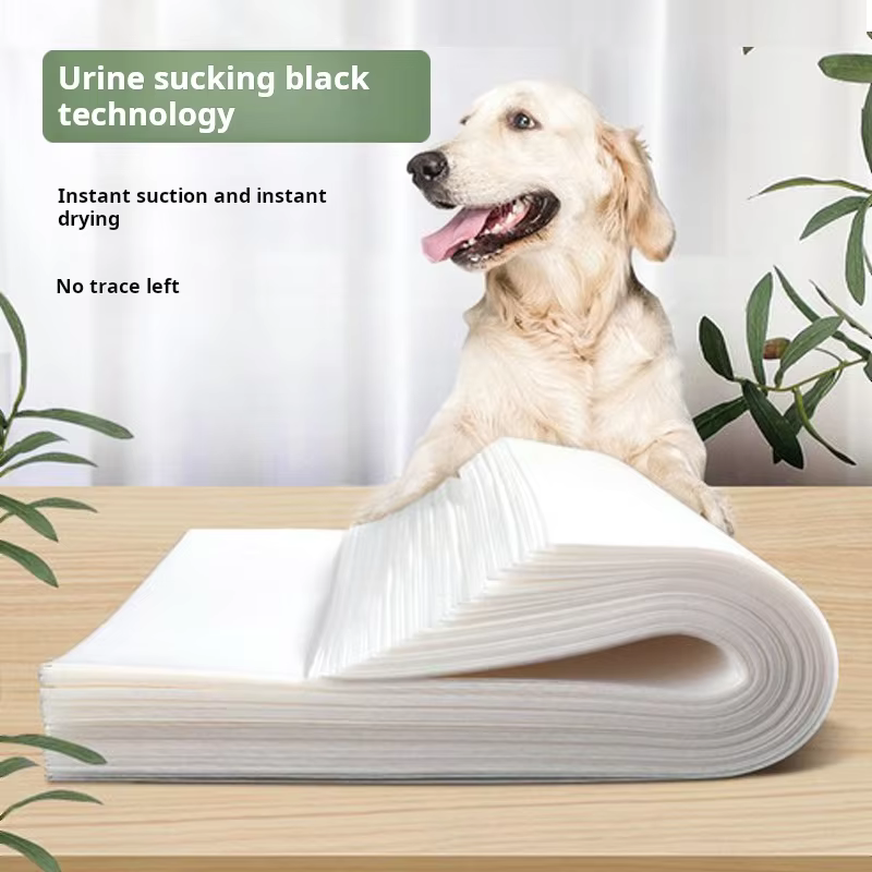 50 pçs papel de absorção de urina de cão e gato folhas de absorção de urina de animal de estimação filhote de cachorro fraldas absorventes descartáveis específicas papel de limpeza de urina