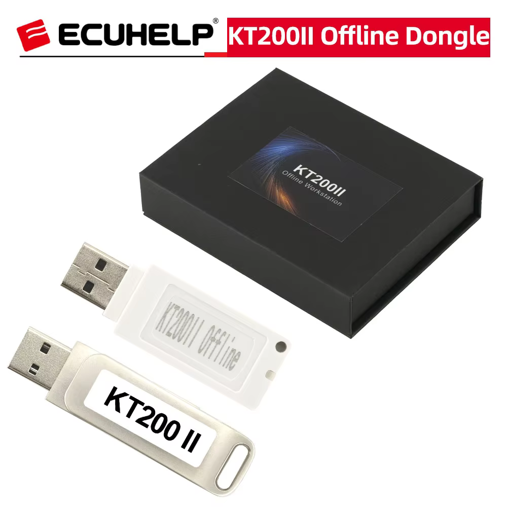 ECUHELP KT200II Offline Dongle, Support 2026 Version KT200II Full Version ECU Programmer  for Car Truck Motorbike Tractor Boat