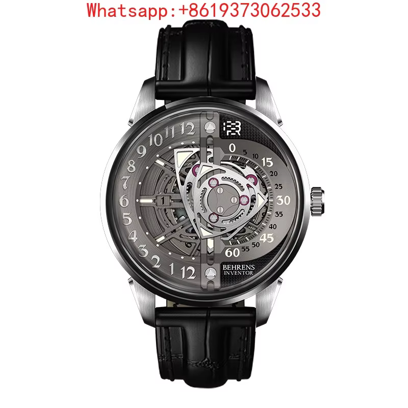 Customized Rotor Mechanical Wrist Engine Elements Domestic Brand Men's Watch