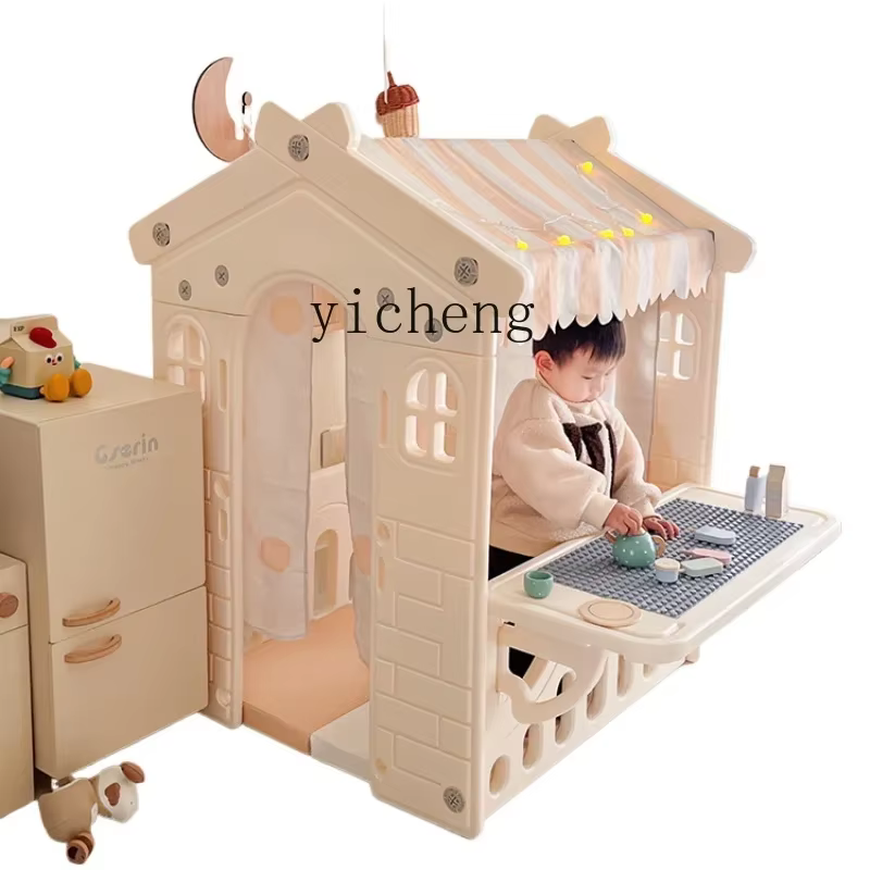 Tqh barraca infantil para casa interna, menino e menina, casa de brincar, castelo de princesa, casa de brinquedo, casinha pequena