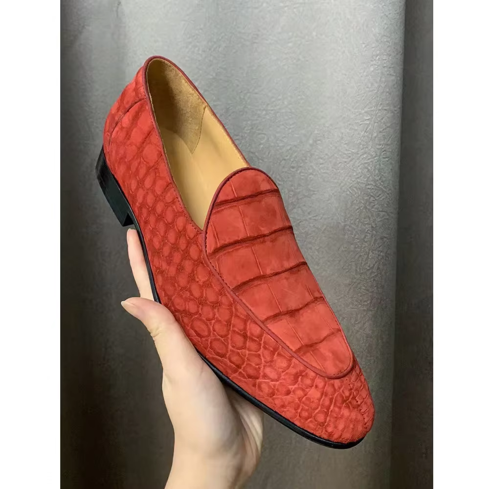 yinshang new men formal shoes male crocodile shoes wedding office business shoes
