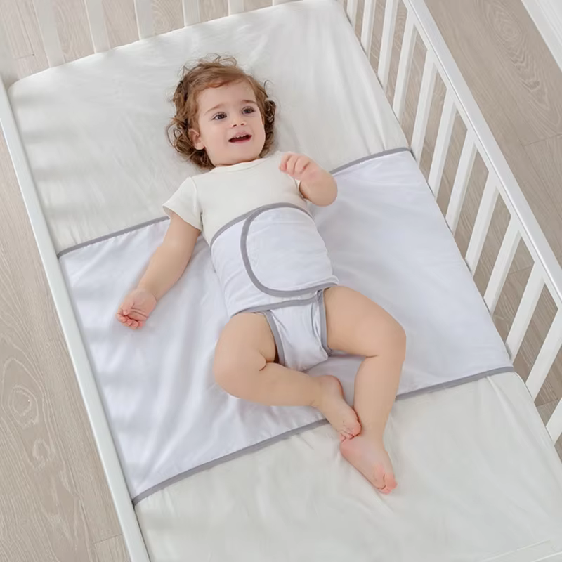 Baby Swaddles Wraps for 0-12 Months Boys Girls Newborn Rectangle Blanket Bed Protector Safe and Comfortable Bellyband