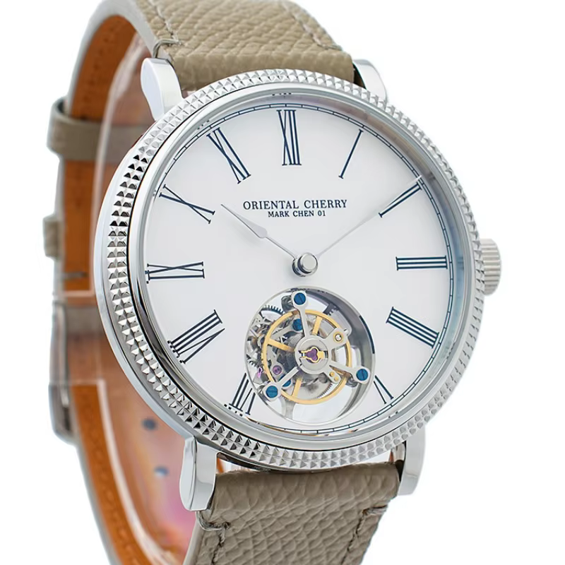 ORIENTAL CHERRY Paris Nail MC01 Series CAL.6325 Sakura Tourbillon Mechanical Watch