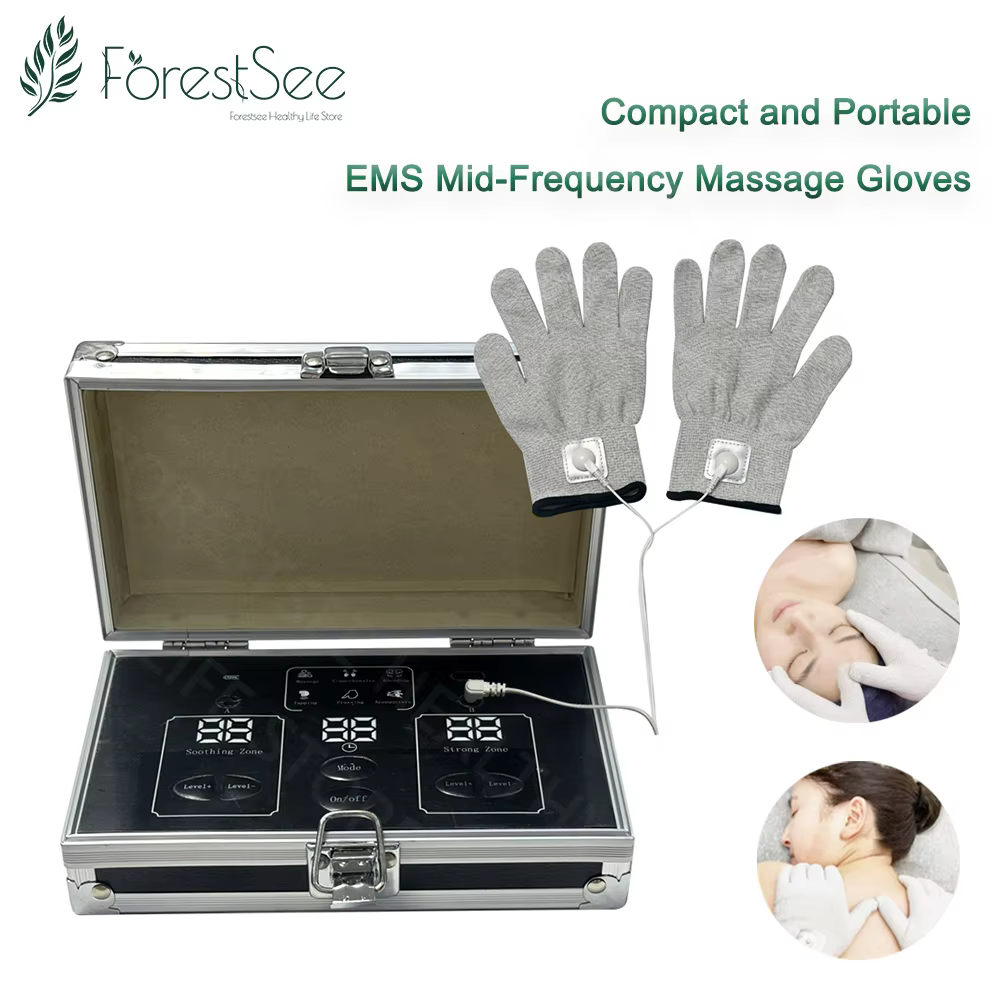 Mini Size Physiotherapy Instrument Fohoww Bioenergy Massage Machine Bioelectric Meridian Dredge Pulse Dds Bio Electric Massager