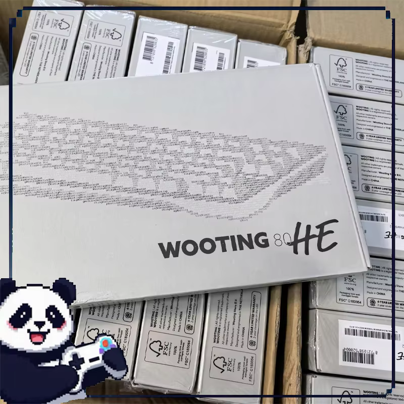 Wooting 80HE Magnetic switch Mechanical Keyboard Gaming Keyboard 8000Hz RGB Valorant FPS Gamer PC Desktop Accessories Keyboard