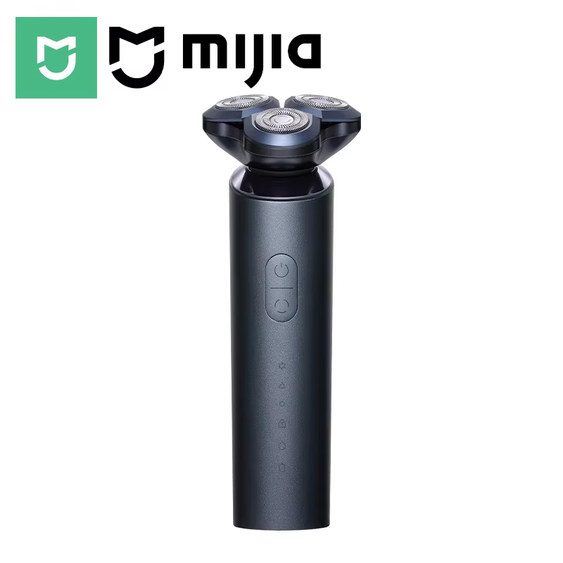 Barbeador MIJIA S700, barbeadores elétricos recarregáveis ​​a seco e úmido, barbeador elétrico com 3 modos para homens, lâmina de cerâmica sem pelos presos