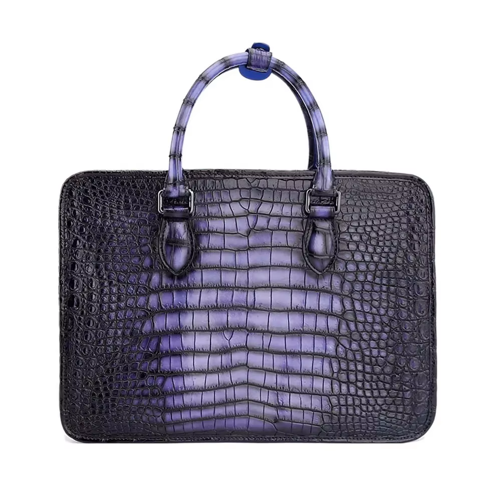 leimanxiniu High quality handbag crocodile bag  men briefcase handbag male