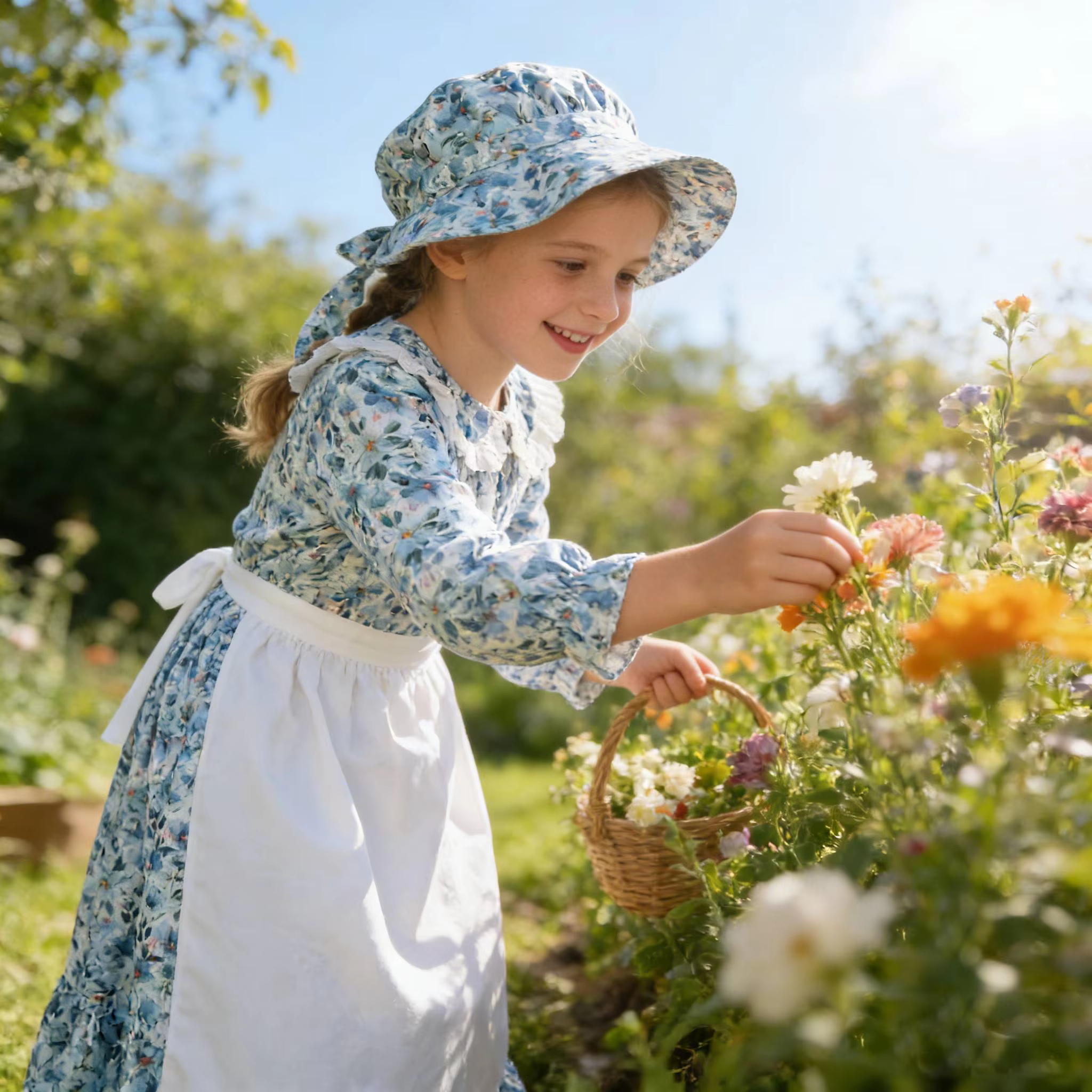 2026 Rural style dress summer Pioneer Dresses for Girls Laura Ingalls Wilder Costume Colonial Girls Costume