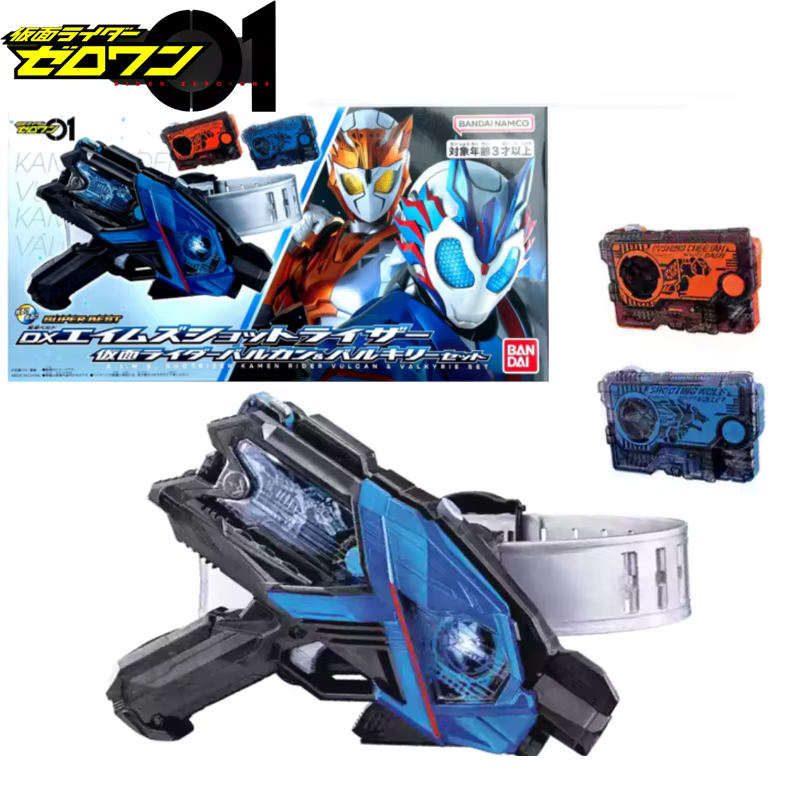 New Official Bandai Kamen Rider Zero-One DX Shotriser Wolf Cheetah Progrise Keys Set Transformation Belt Role Play Toy for Kids