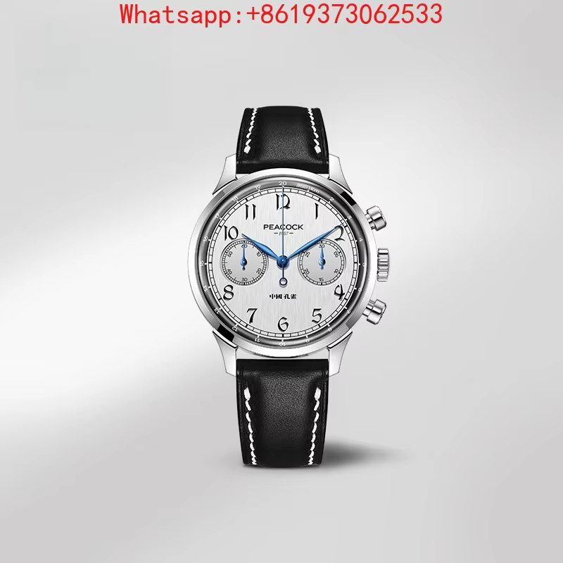 Custom Zhendian Series 1950 Chronograph Multifunctional Mechanical Men's Watch Business Casual Limited Edition