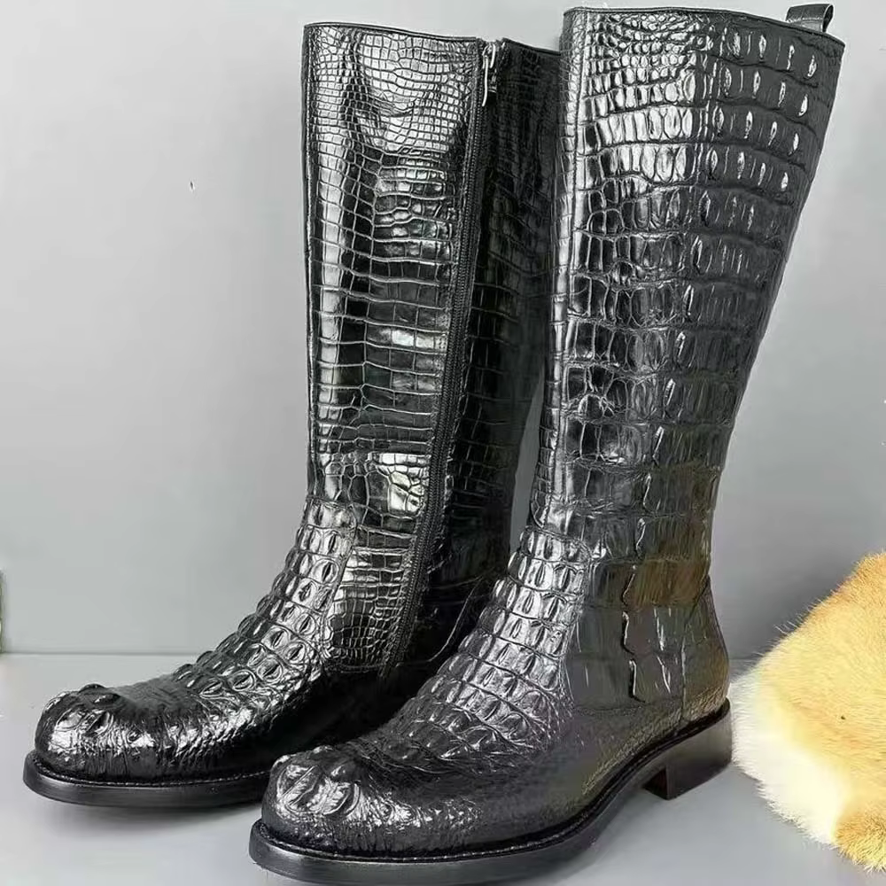men crocodile boots men shoes