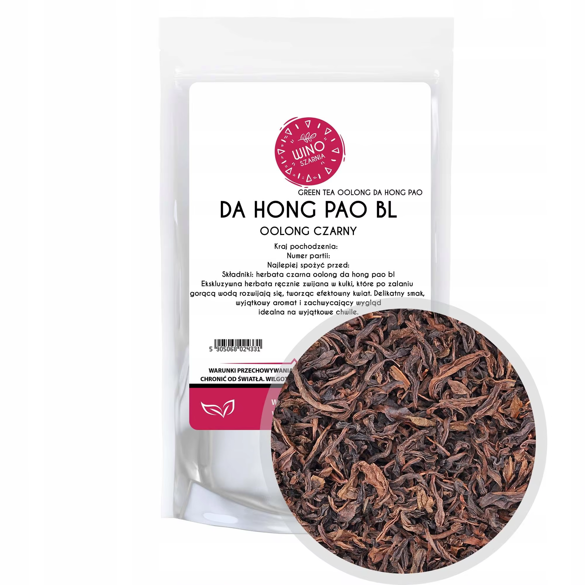 Tee schwarzes Blatt Oolong Da Hong Pao BL - 100g