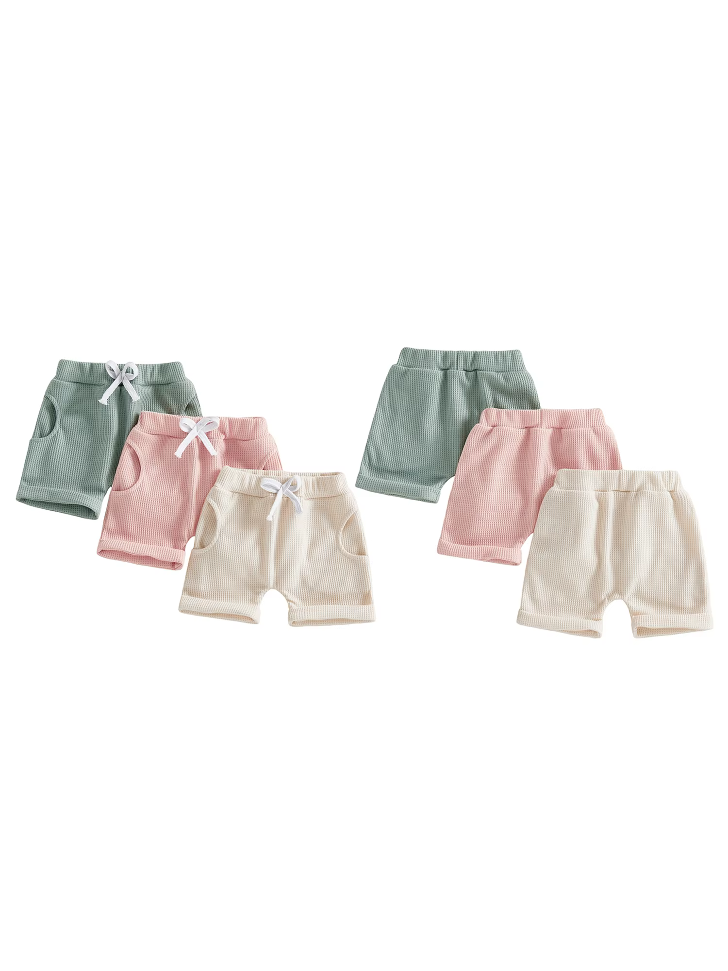 2Pcs Infant Baby Boy Shorts with Elastic Waistband and Cute Animal Print Design Soft Cotton Shorts for Summer Wear