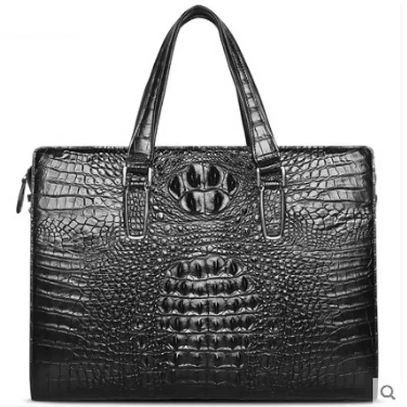 KEXIMA new arrival Crocodile man bag handbag bag  business bag leather men briefcase